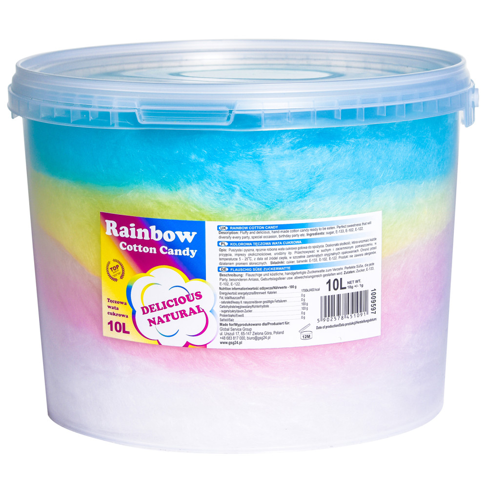 Πολύχρωμο Rainbow Cather Candy Rainbow Catch Candy 10L