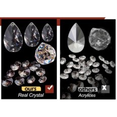 Ganeed Crystal lustr, vintage K9, 5-Light stropní lampa, zlato