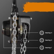 Anbull HSH-VD Chain hoist 2000 kg, 3M, galvanized, rust resistant