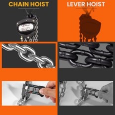 Anbull HSH-VD Chain hoist 2000 kg, 3M, galvanized, rust resistant