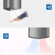 Brukt tørketrommel Anyydry 2630s 1650W Sølv Automatiske bad Tørketrommel