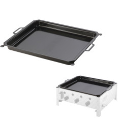 Frituren Pan Emaille Gas Grill Pelvis / Rascal 58x46x5cm