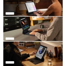 ESR 6B024 toetsenbord voor iPad Air 13 m2, 2024, qwertz, tentoonstelling