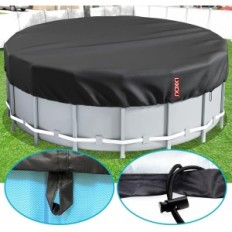 Lxkckj cover for swimming pool, 24 ', oxford fabric, black