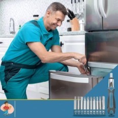 Profesionalno orodje Sundpey Tool, 148 elementov, modra, uporabljena