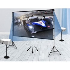 Projektionsbildschirm Towing 120 Zoll Big Screen für Home Cinema und Business Presentations Ausstellung