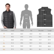 Men's SEVDEA heating vest, 16000 mAh, 7.4V, size M
