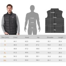 Men's SEVDEA heating vest, 16000 mAh, 7.4V, size M