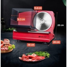 Adortec Sähköinen slicer, 150 W, punainen