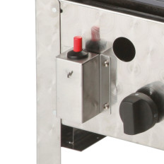 Poêle à gaz grill gaz avec poêle 3 - brûleur PELVIS 10 kW