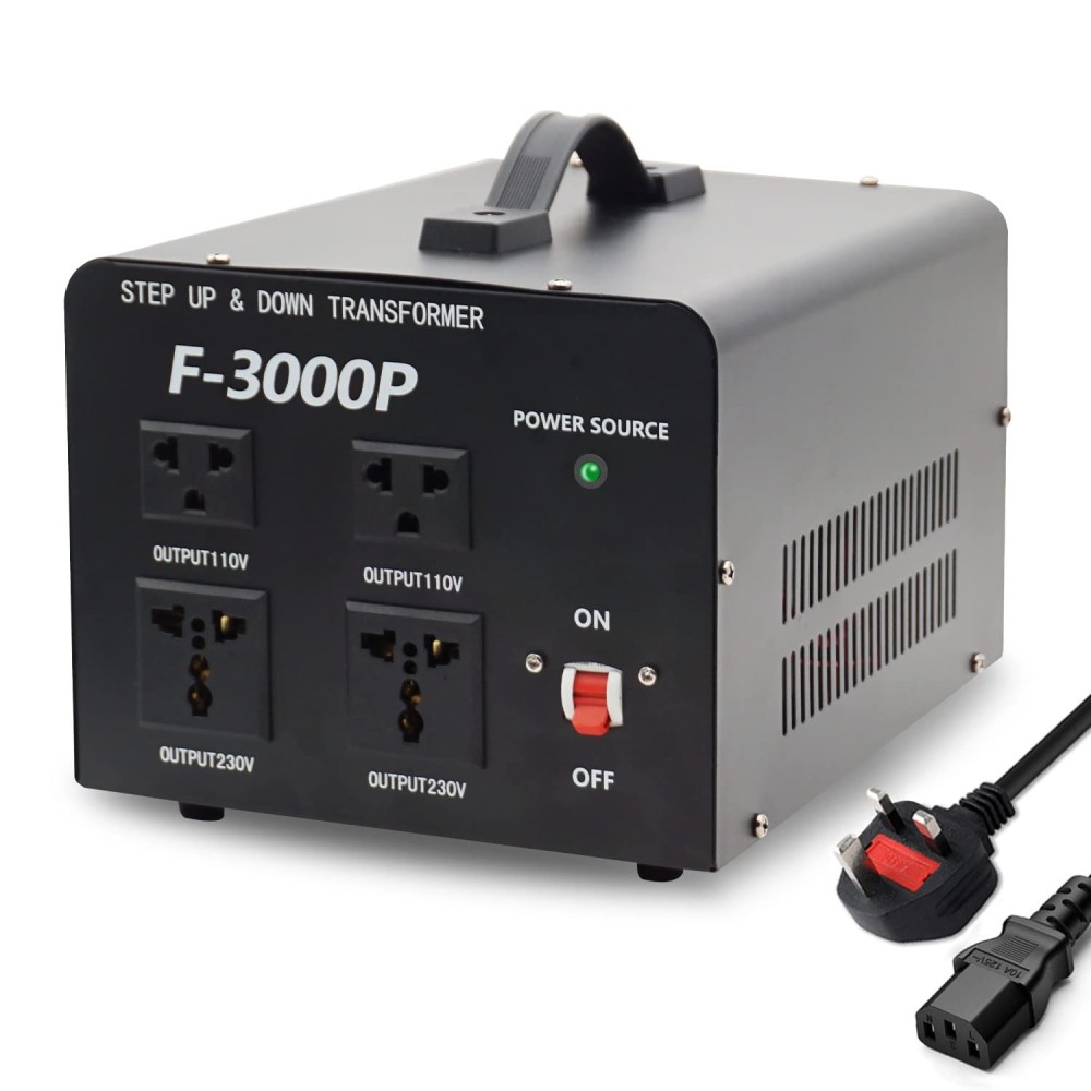 YinLeader F-3000P, 60 Hz, dve 120V a 240V zásuvky