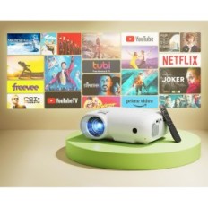 Yoton Projector, 4K, Full HD 1080p, WiFi, Bluetooth, Mostra