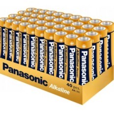 40X most powerful Panasonic Power LR6 AA alkaline batteries, validity of 10 years