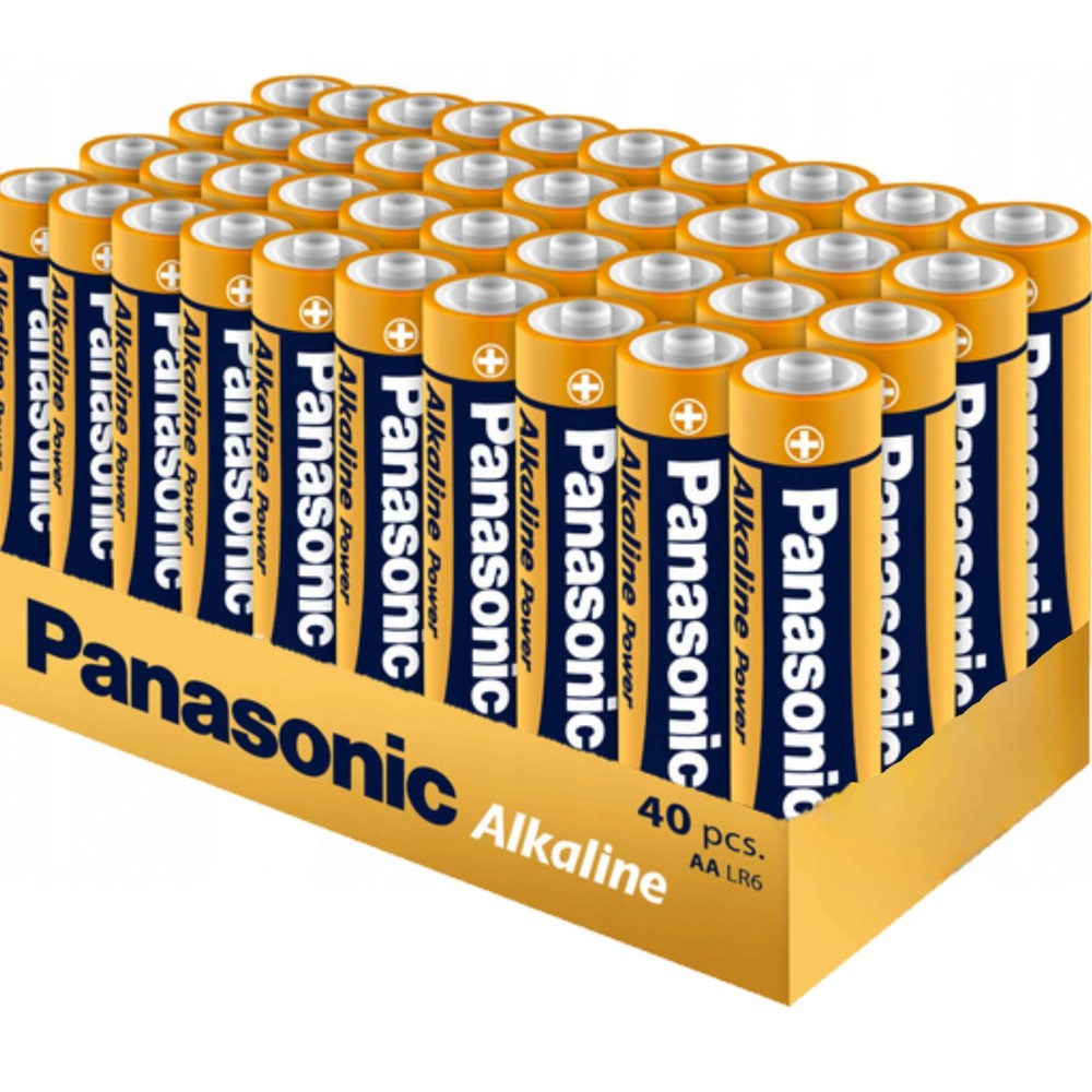 40x najvýkonnejší panionic Power LR6 AA ALKALINE ALKALIMA ALKAZY AAKTY, Platnosť 10 rokov