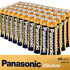 40x Panasonic Power LR03 AAA erős alkáli elemek