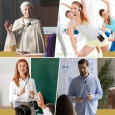 Brezžični mikrofon toner R23166 Sistemski komplet dveh mikrofonov s sprejemnikom, ki je idealen za karaoke in predstavitev