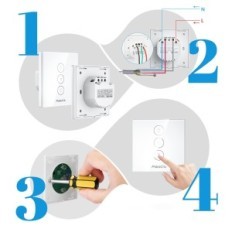 MAXCIO Blinds Switch, WiFi, IP20, 600W, 240V, utan låda, används