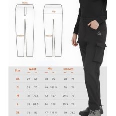 Pantaloni da donna Fernida, batteria USB 7.4v, taglia L