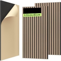 Akustinės plokštės Tonor 4 vnt. 122x61x2,1 cm Profesionalus garso izoliacija studijoms arba estetinėms biurų plokštėms