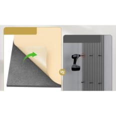 Akustiset paneelit TONOR 4 kpl. 122x61x2,1 cm Professional Sound Reporofy Studion tai esteettinen toimistopaneelit