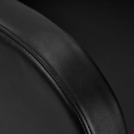 Friseurutensil Turyn Wascheinheit Schwarz — Detailaufnahme Armlehne