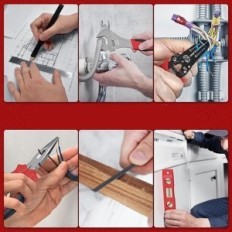 Sundpey tool set 379 elements in a box with drawer, red