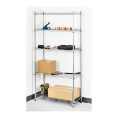 Vielos vielos vielos lentynos. Openwork Spalva Gray 180x90x35cm iki 250 kg