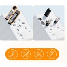 Tessan 35W Universele reisadapter met 3 USB-C en 2 USB-A voor reizen