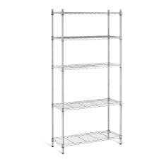 Vielos vielos vielos lentynos. Openwork Spalva Gray 180x90x35cm iki 250 kg