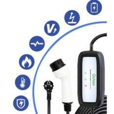EV Qutoso 16A tip 2, 1,8-22KW kabel, 6 m dužine