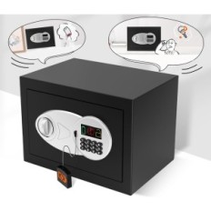 Ohnivzdorná 25l bezpečná s LED displejem a dokumenty BAG 25x35x25 cm