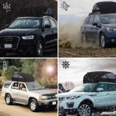 Αδιάβροχο μαγικό Επιλέξτε 792 L Τσάντα οροφής με 6 λωρίδες, 160x110x45 cm