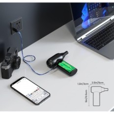 Electric Idoo blower, Metal, USB cleaning kit