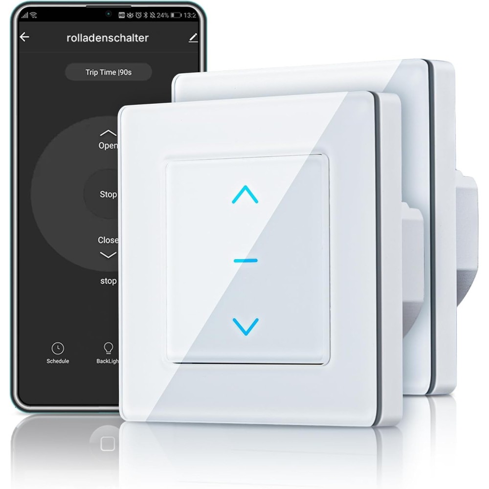 Interruptor inteligente de Moes, cortinas de control remoto de Alexa, 2pcs.