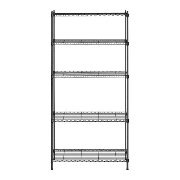 Drahtdraht-Rack-Openwork Black 180x90x35cm bis 150kg