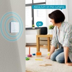 Interruttore di Moes intelligente, tende di controllo remoto di Alexa, 2pcs.