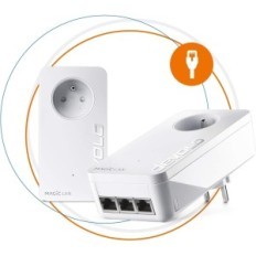 Devolo Communicator, WiFi, 2400 Mbps (adatto per la Francia), bianco, utilizzato