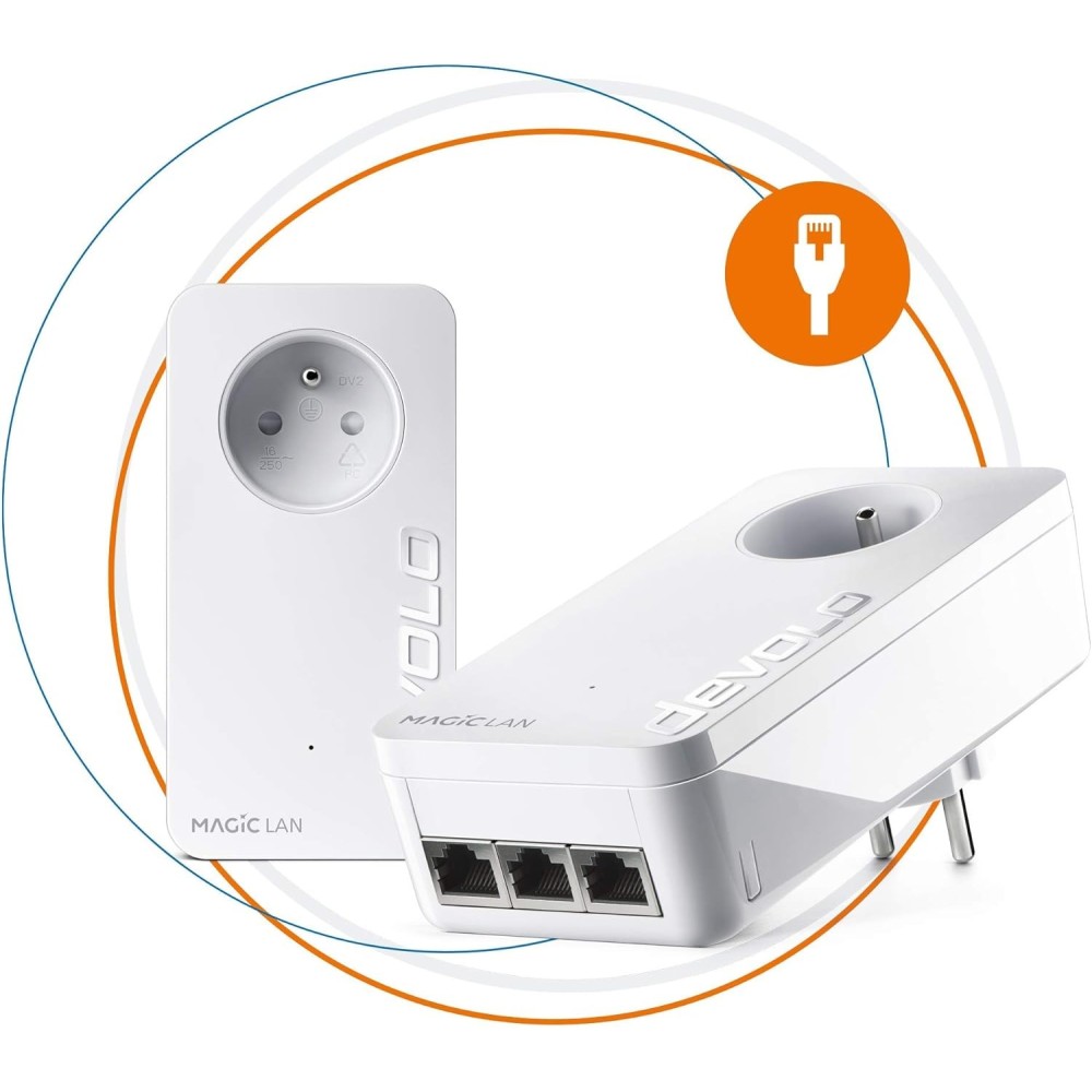 Devolo Communicator, WiFi, 2400 Mbps (geschikt voor Frankrijk), wit, gebruikt