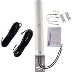 Ekstern antenne Kaser, 4G, LTE, 2 kabler etter 10 m