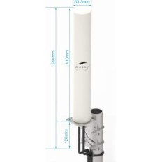 Antena externa Kaser, 4G, LTE, 2 cables después de 10 m