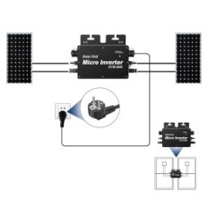 Inverter del buyweek, 800 W, IP65, WiFi App Monitor, AC220V, utilizzato