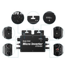 Buyweek Inversor, 800 W, IP65, WiFi App Monitor, AC220V, usado