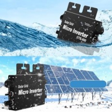 Buyweek Inverter, 800 W, IP65, WiFi App Monitor, AC220V, Brukt