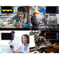 Oscilloskop Hanmatek DOS1102, 2 kanaler, skärm 7 tum / 18 cm