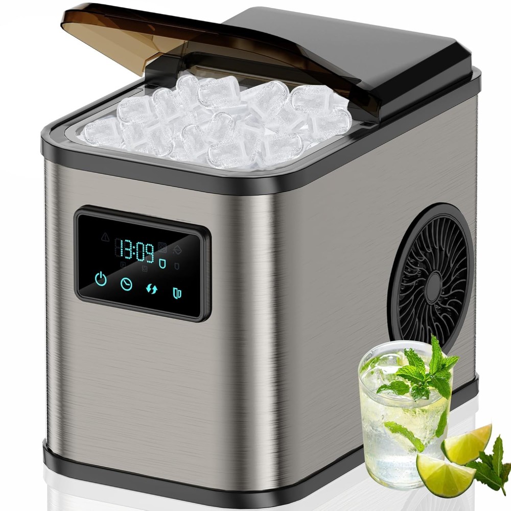 KeeGone Ice Machine 120W 2L gyors otthon jég gép nagy teljesítmény és csendes munka, Post- kiállítás