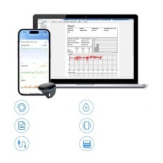 Viatom o2 ring for finger, 9.8 x 9.2 x 7.3 cm Intelligent SATTERATION monitor and sleep