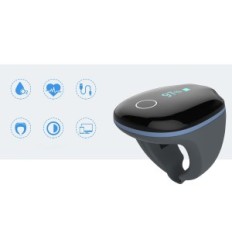 Anillo O2 de VIATOM para dedo, 9.8 x 9.2 x 7.3 Cm Monitor de estatación inteligente y sueño