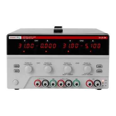 Laboratorijska oskrba 3 kanali 0-30VDC 0-5A S-LS-28