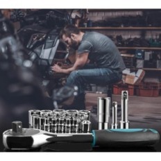 Sundpey Toolkit, 257 Elementen, 43.18 x 9,65 x 28.96 cm