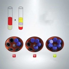 Swansoft PRP 6x10 ml Laboratorio Centrifugo, 2086 x g, 0-60 min, näyttely